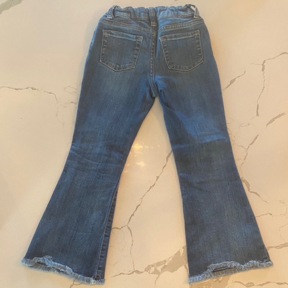 Women’s Blue Stretch Flare Jeans - Blue - Picture 3 of 8